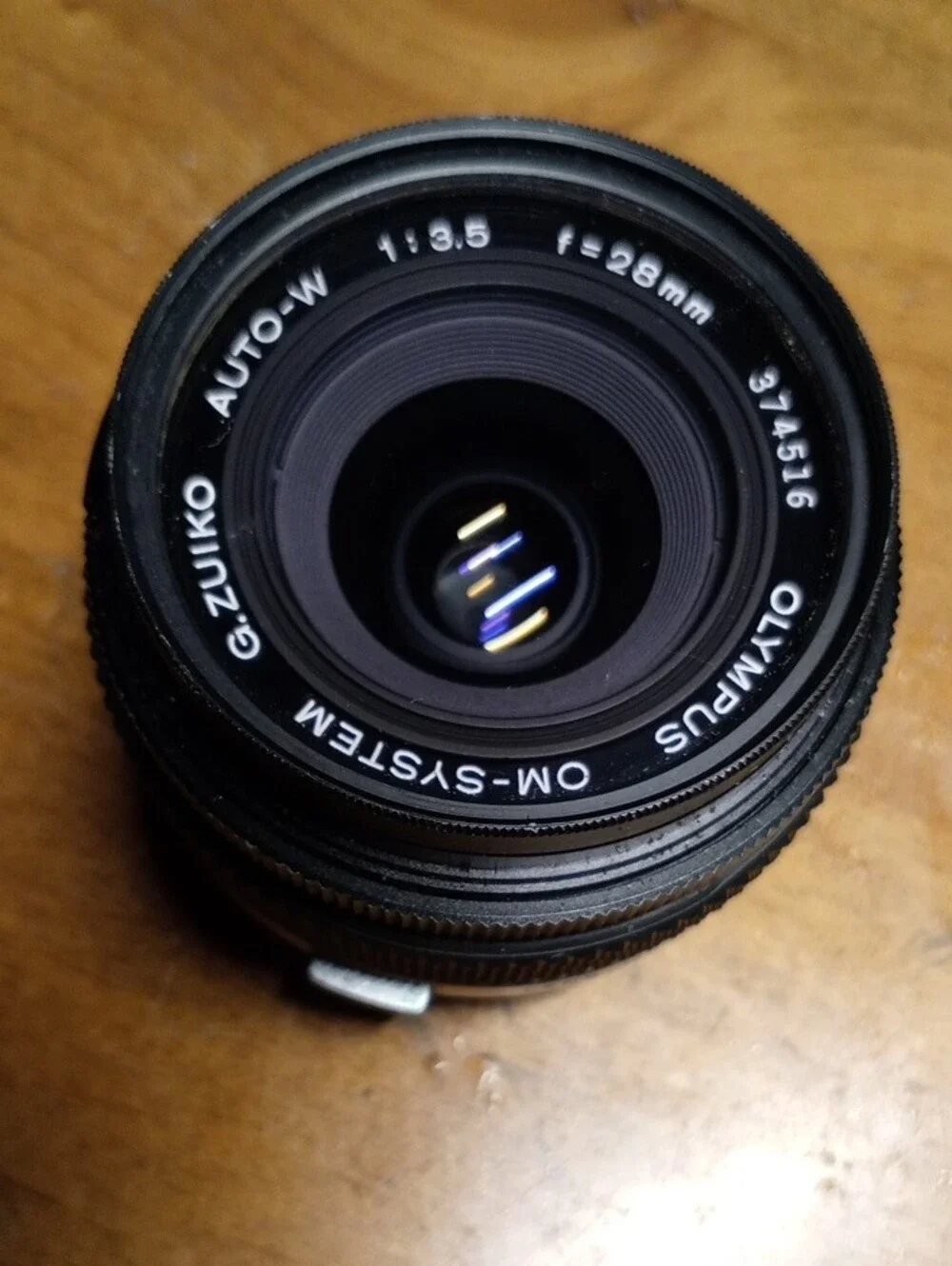 Olympus G.Zuiko 28mm f/3.5 Wide-Angle Lens in Black